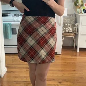 H&M PLAID SKIRT